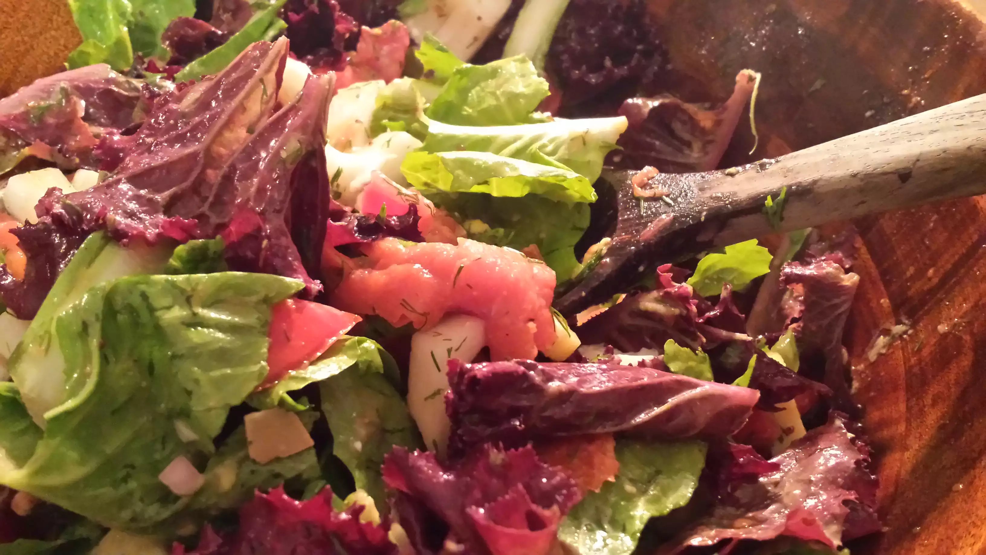 Gravlax and greens salad - Digestables
