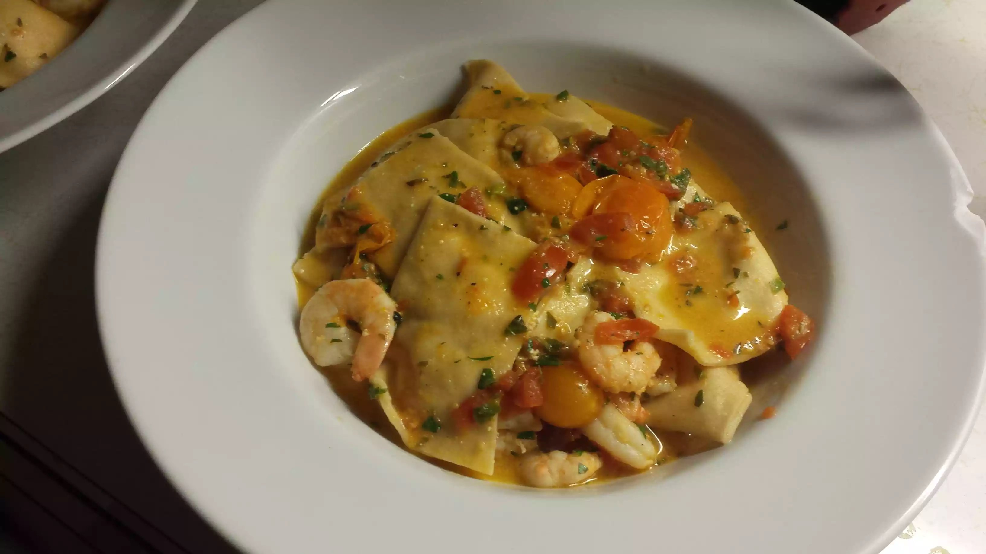 Pasta Pillows with Seafood - Digestables