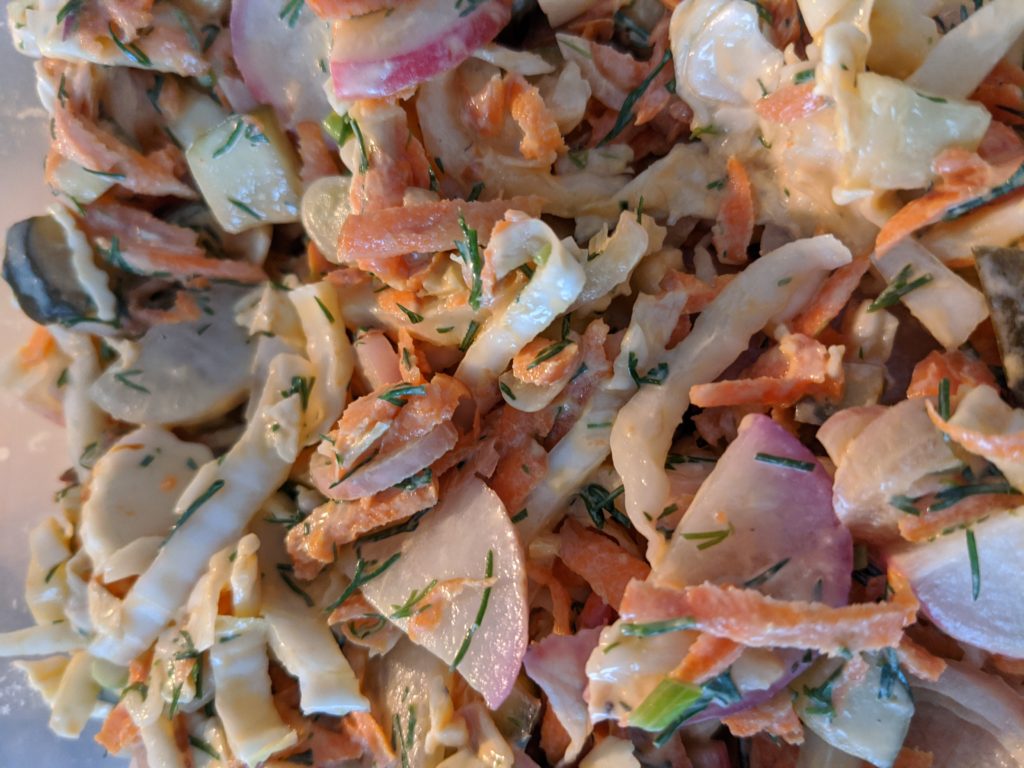 Napa cabbage slaw - Digestables