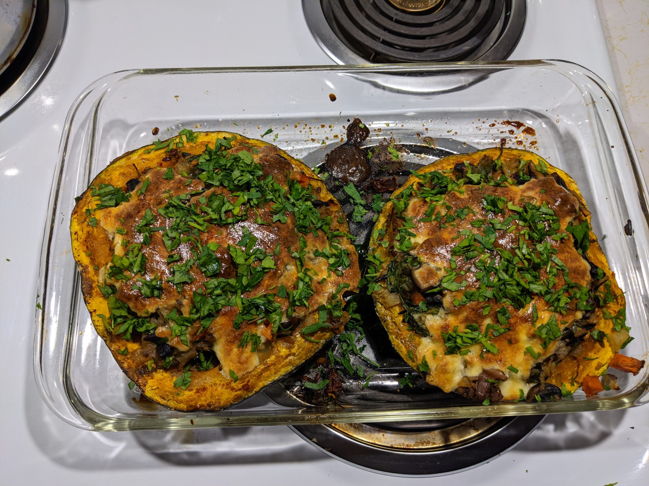 Stuffed kabocha squash Digestables